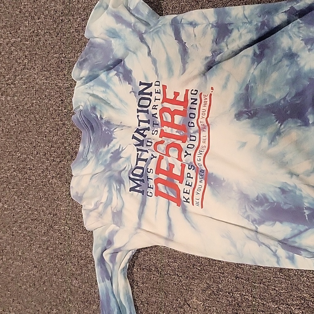 Blue Motivation Long Sleeve Shirt